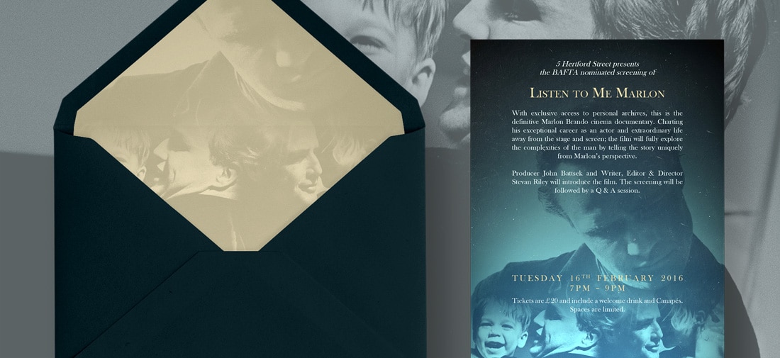 Listen to me Marlon / 5HS Invitation